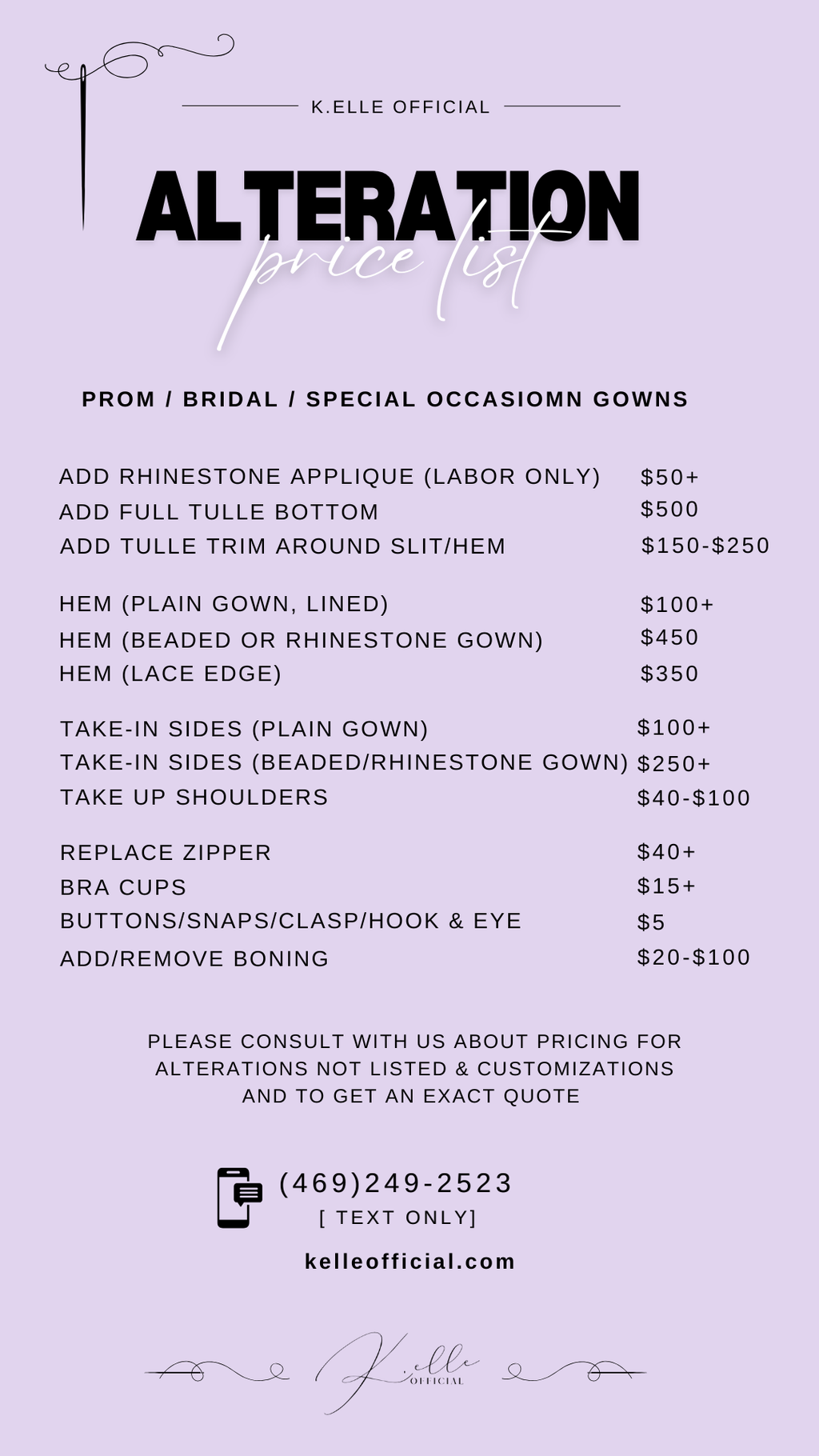 Gown Glow-Up Service