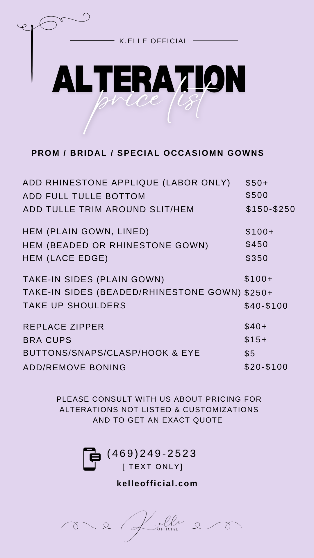 Gown Glow-Up Service